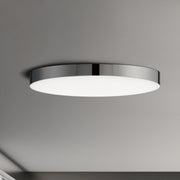 Trim 11" Round LED Flush Mount in Polished Chrome