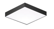 Trim 4.75" Square LED Flush Mount in Black