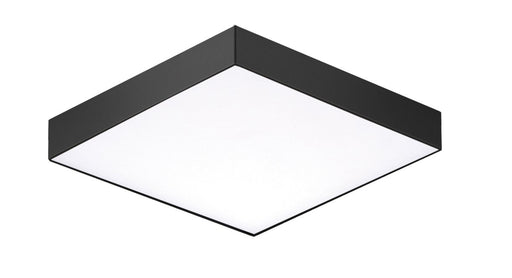 Trim 4.75" Square LED Flush Mount in Black