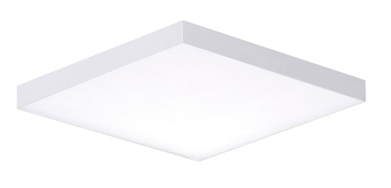 Trim 6.25" Square LED Flush Mount in White