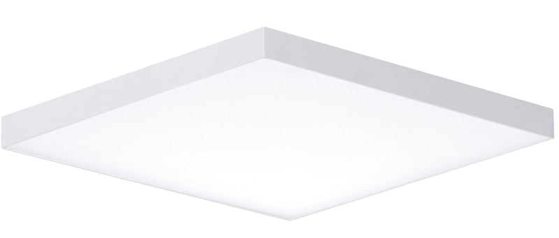 Trim 8.5" Square LED Flush Mount in White