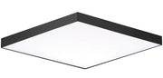 Trim 10.5" Square LED Flush Mount in Black