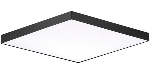 Trim 10.5" Square LED Flush Mount in Black