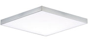 Trim 10.5" Square LED Flush Mount in Polished Chrome