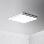 Trim 10.5" Square LED Flush Mount in White