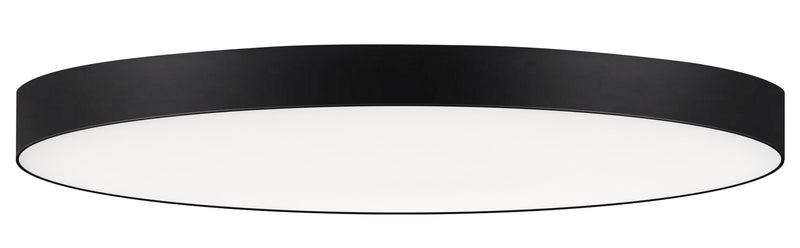 Trim 16" Round LED Flush Mount in Black