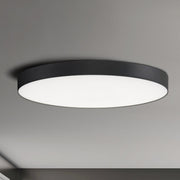 Trim 16" Round LED Flush Mount in Black