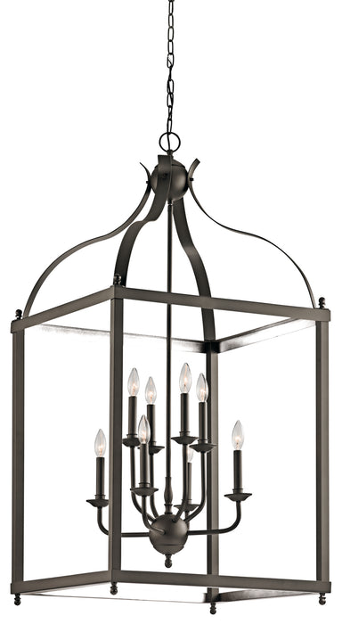 Larkin Foyer Chandelier 8-Light in Olde Bronze