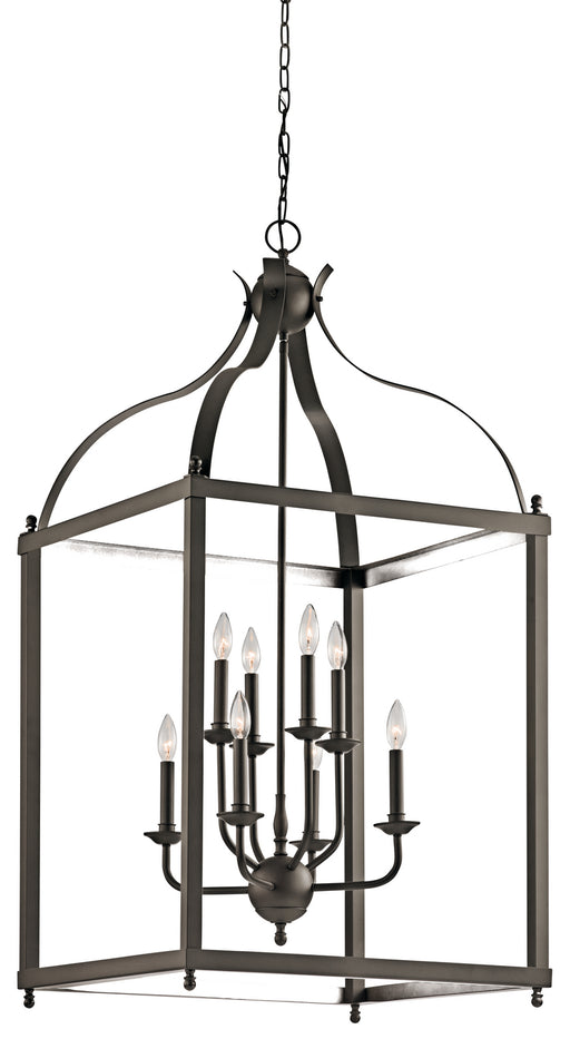 Larkin Foyer Chandelier 8-Light in Olde Bronze