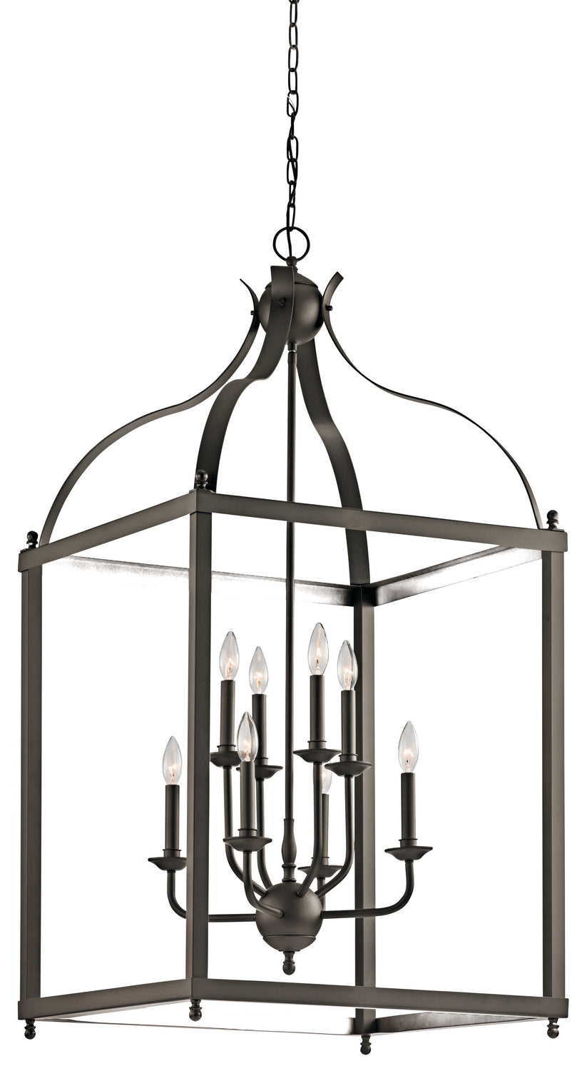 Larkin Foyer Chandelier 8-Light in Olde Bronze