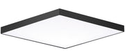 Trim 15" Square LED Flush Mount in Black