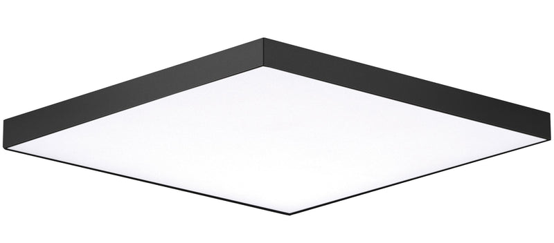 Trim 15" Square LED Flush Mount in Black