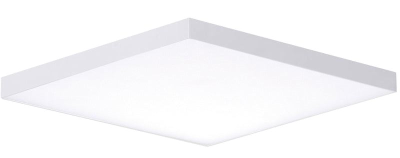 Trim 15" Square LED Flush Mount in White