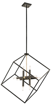 Cartone 8-Light Chandelier in Olde Bronze