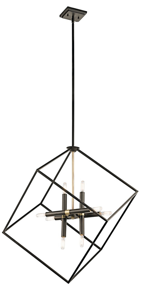 Cartone 8-Light Chandelier in Olde Bronze