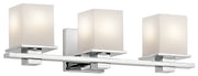 Tully 3-Light Bath Vanity Light in Chrome