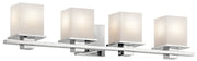 Tully 4-Light Bath Vanity Light in Chrome