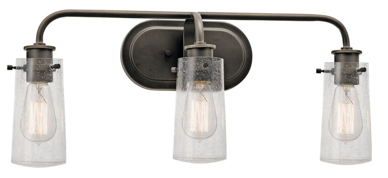 Braelyn 3-Light Bath Vanity Light in Olde Bronze
