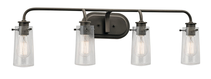 Braelyn 4-Light Bath Vanity Light in Olde Bronze