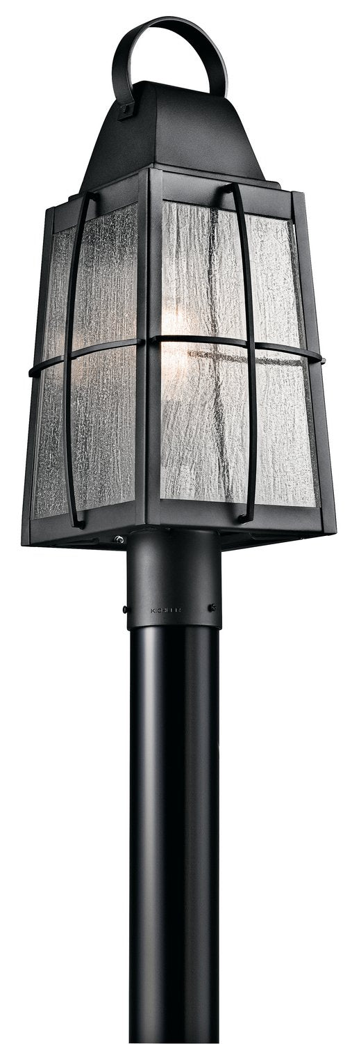 Tolerand Outdoor Post Light in Textured Black