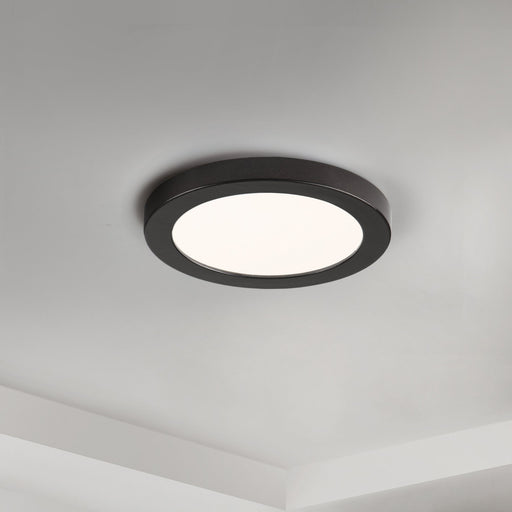 Chip 5.25" Round LED Flush Mount in Black