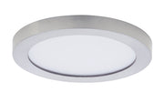 Chip 5.25" Round LED Flush Mount in Satin Nickel