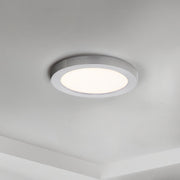 Chip 5.25" Round LED Flush Mount in Satin Nickel