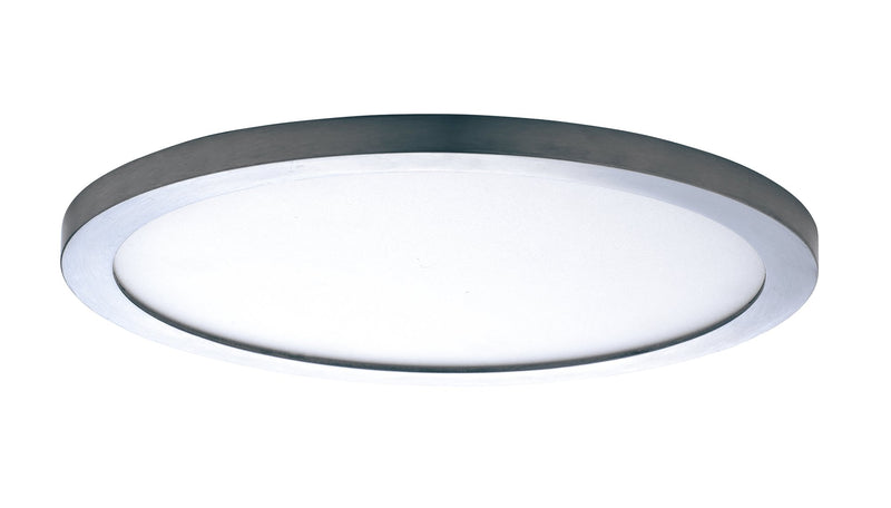Chip 7" 16W Round LED Flush Mount in Satin Nickel