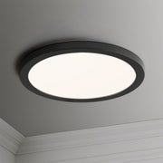 Chip 9" Round LED Flush Mount in Black