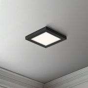 Chip 5" Square LED Flush Mount in Black