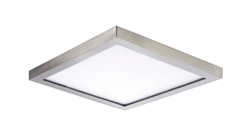 Chip 5" Square LED Flush Mount in Satin Nickel