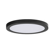 Chip 12" Round LED Flush Mount in Black