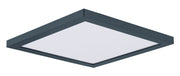 Chip 6.5" Square LED Flush Mount in Black