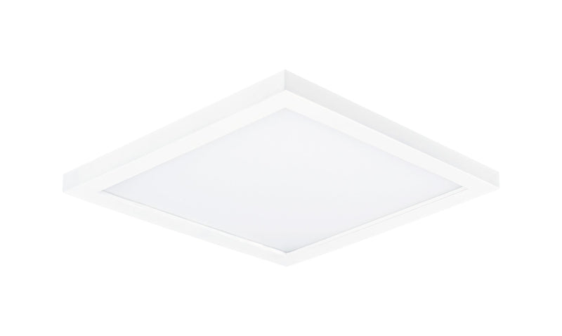 Chip 6.5" Square LED Flush Mount in White