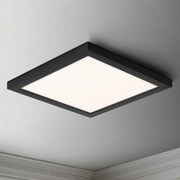 Chip 8.5" Square LED Flush Mount in Black