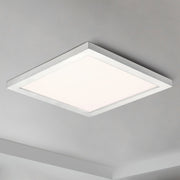 Chip 8.5" Square LED Flush Mount in White