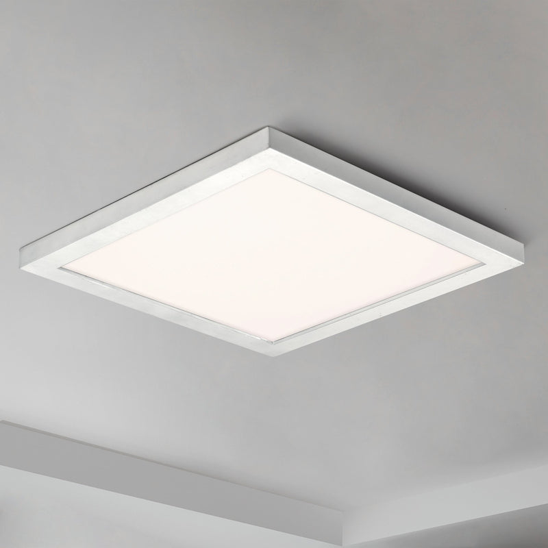 Chip 8.5" Square LED Flush Mount in White
