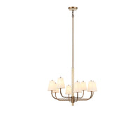 Rockford 8-Light 32" Chandelier in Brontourage/Travartine