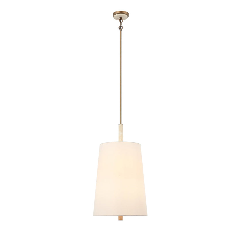 Rockford 6-Light 16" Foyer Pendant in Brontourage/Travartine