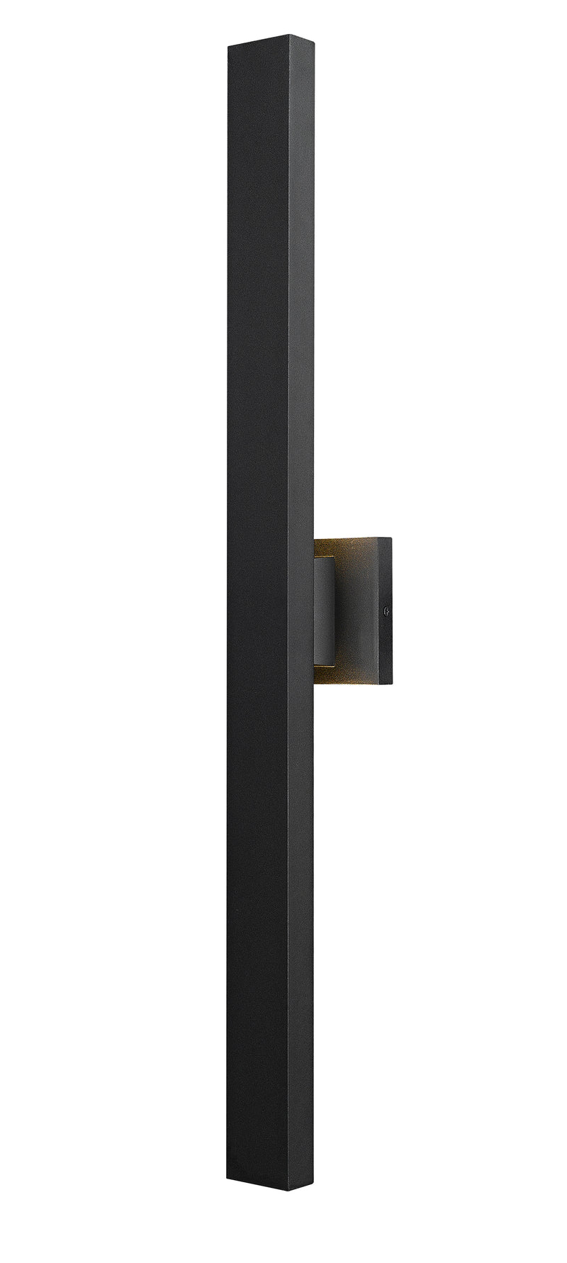 Edge 2 Light 4.5" Outdoor Wall Light, 33.25" Tall in Black