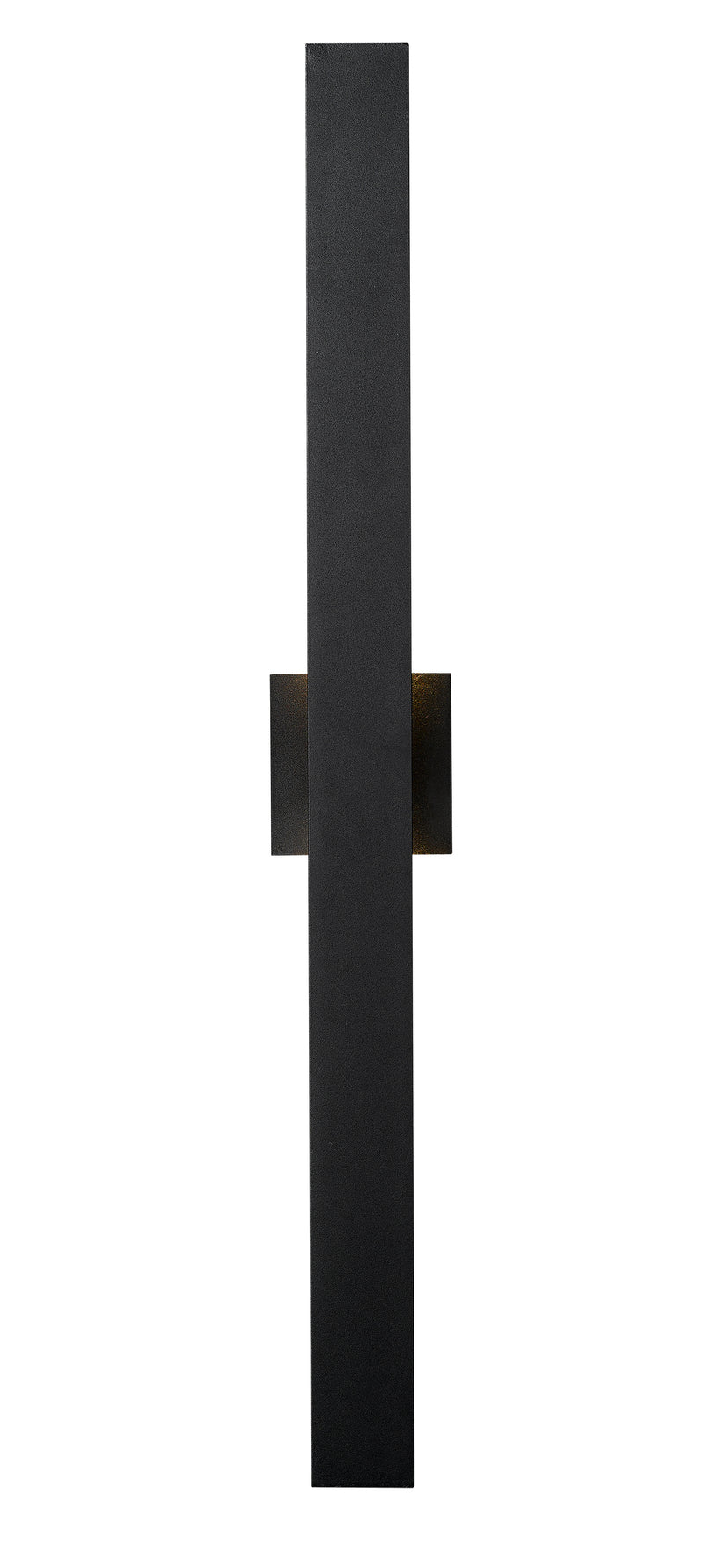 Edge 2 Light 4.5" Outdoor Wall Light, 33.25" Tall in Black