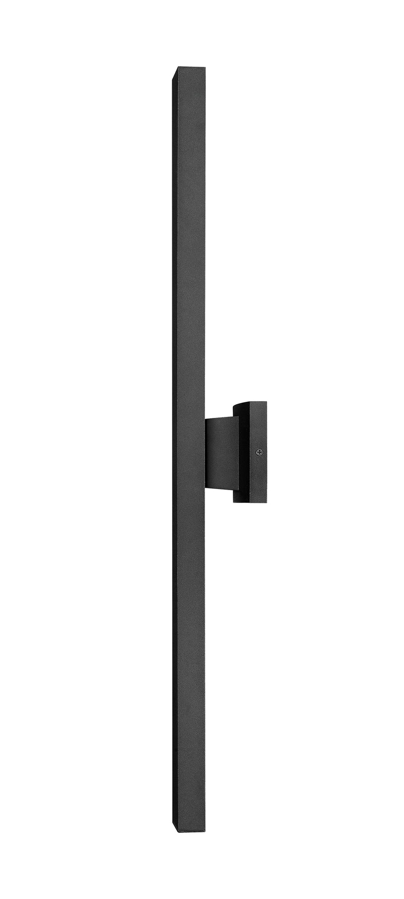 Edge 2 Light 4.5" Outdoor Wall Light, 33.25" Tall in Black