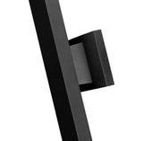Edge 2 Light 4.5" Outdoor Wall Light, 33.25" Tall in Black
