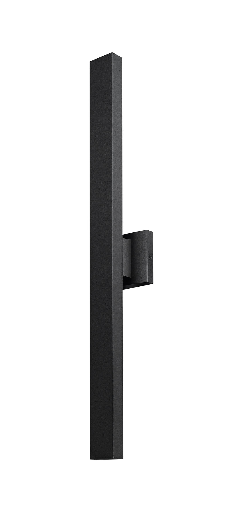 Edge 2 Light 4.5" Outdoor Wall Light, 33.25" Tall in Black