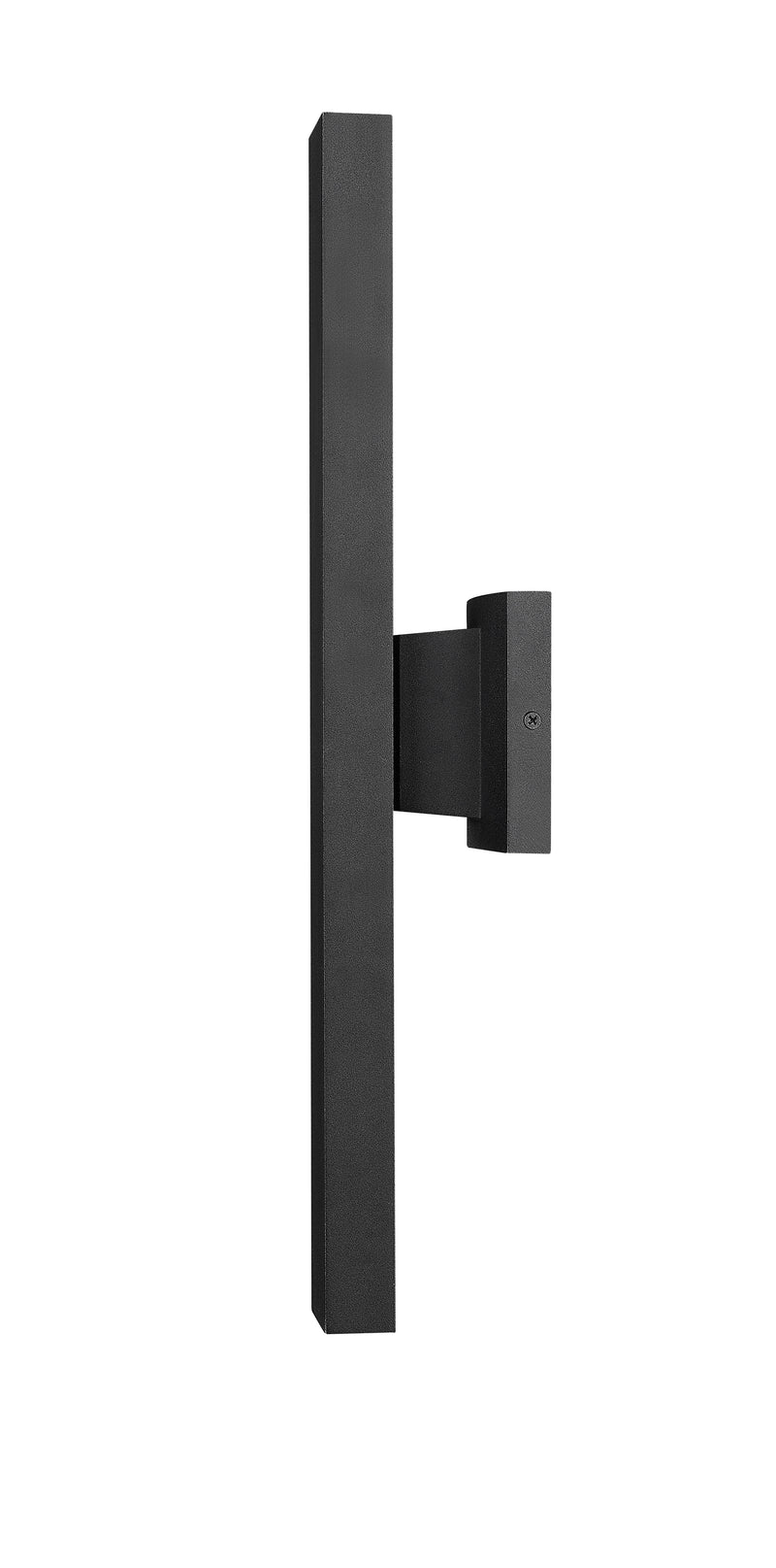 Edge 2 Light 4.5" Outdoor Wall Light, 20.5" Tall in Black