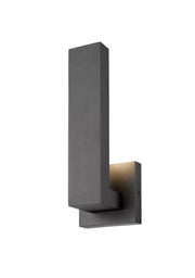 Edge 1 Light 4.5" Outdoor Wall Light in Black