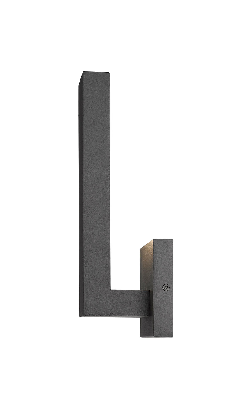 Edge 1 Light 4.5" Outdoor Wall Light in Black