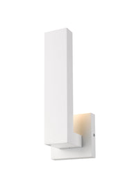 Edge 1 Light 4.5" Outdoor Wall Light in White