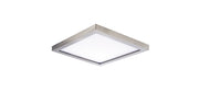 Wafer 4.5" Square LED Flush Mount in Satin Nickel