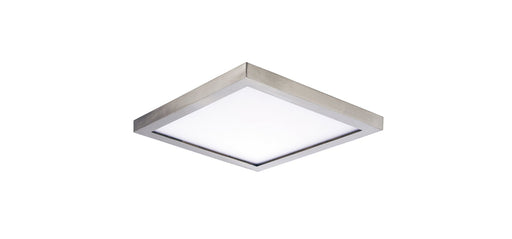 Wafer 4.5" Square LED Flush Mount in Satin Nickel